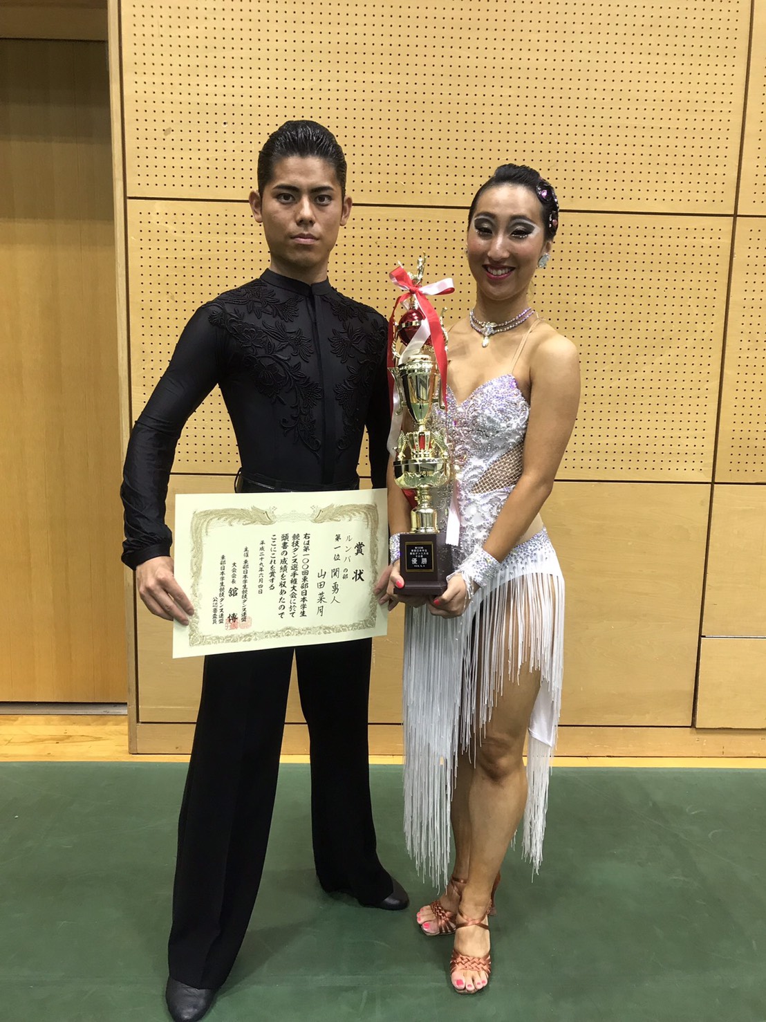 東部日本学生競技ダンス選手権大会　勝つためのドレス
